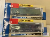 4 Walthers Gold Line RR cars