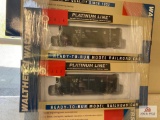5 Walthers Platinum Line RR cars
