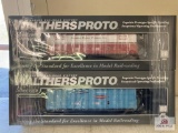 4 Walthers Pronto RR cars