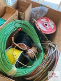 Lot of railroad construction wire