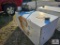 White Diesel fuel tank with pump