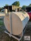 Grey Diesel fuel tank with pump