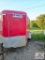 2009 United RED V-nose box trailer Approx. 10X6 VIN 48BTE10139A104508 no title