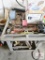 grey cart & contents