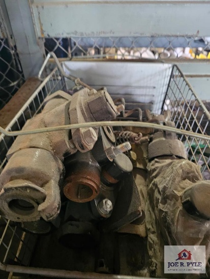 Wire basket of misc. parts