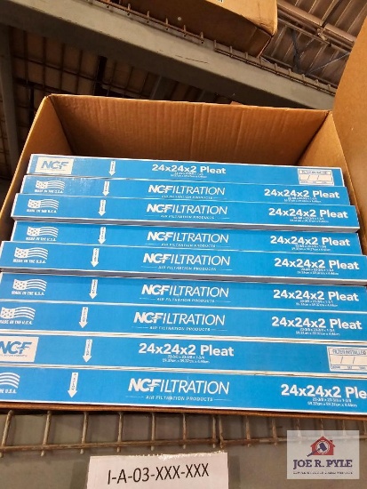 NC Filtration filters 24x24x2 pleat