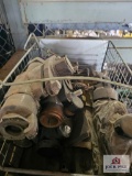 Wire basket of misc. parts