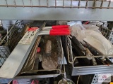 2 wire baskets of misc. trowels