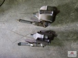 2 Aargo heavy duty roto peen air powered tools with tool box