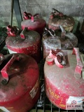 6 safety cans