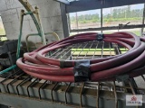 Heavy duty red water hose