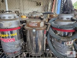 Assortment of air operated vacuum cleaners