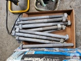 Flat of large bolts
