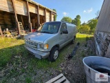1999 Ford van has key & title nonrunning VIN 1FTNE2321XHA99874