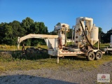 Steel shot recycler on trailer no title Schmidt Deliquescent Dryer S/N 24LX-5755 & Schmidt