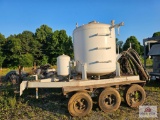 2 outlet sandblast pot on Trailer No Title