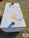 White Diesel fuel tank