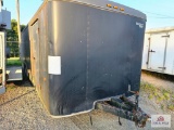 2001 US Cargo Black box trailer Approx. 24x8 VIN 4X4UPAZ291W002454 no title
