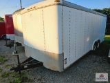 1998 pace 20x7 1/2 White box trailer VIN 40LAB2020WP041637 no title
