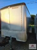 Grey box trailer Approx. 16x7 VIN 48BTE16207A087860 no title