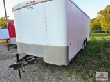 White box trailer 16X7 VIN 4X4UPAT262W007724 no title