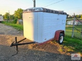 White box trailer Approx. 4X8 No Title