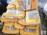Pallet of mortar