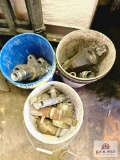 3 buckets of misc.