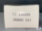 Original Promotional Box 1973 Camaro, Orange Metallic in color - BOX ONLY