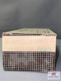 1963 Chevrolet Impala Hardtop Dealership Promotional Model Box Only - Azure Aqua in color