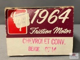 AMT 1964 Friction Motor Chevrolet Convertible Beige in color - BOX ONLY