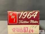 AMT 1964 Friction Motor Chevrolet Chevelle Green in color - BOX ONLY