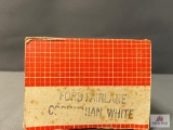 1963 Ford Fairlane Corinthian White in color Original Authentic Scale Model Car Box - BOX ONLY