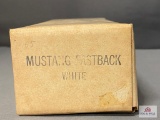 Original Promotional Box 1965 Mustang Fastback, White in color - BOX ONLY