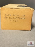 Original Promotional Box 1960 Chevrolet Impala, Fawn Beige & Suntan Copper in color - BOX ONLY