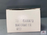Original Promotional Box 1973 Camaro, Buccaneer Red in color - BOX ONLY