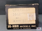 Original Jo/han Models Inc. Retail Box Chrysler, Red & White in color - BOX ONLY