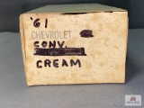 Original Promotional Box 1961 Chevrolet Convertible, Cream in color - BOX ONLY