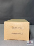 Original Promotional Box 1960 Chevrolet Convertible, Green in color - BOX ONLY