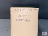 Original Promotional Box 1958 Ford Model Car, Desert Beige & Bally Bronze in color - BOX ONLY