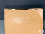 Original Promotional Box 1960 Chevrolet Convertible, White in color - BOX ONLY