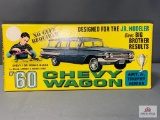 Original AMT Scale Model Car 1960 Chevrolet Wagon Model Kit Car Box - BOX ONLY