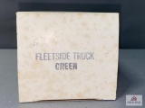 Original Promotional Box 1969 Chevrolet Fleetside Truck, Green in color - BOX ONLY
