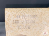 Original Promotional Box 1974 Firebird, Sun Storm Yellow in color - BOX ONLY