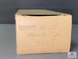 Original Promotional Box Tempest Hardtop, Uma Beige in color - BOX ONLY