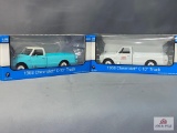 2 First Gear 1968 Chevrolet C-10 Truck Die Cast Models in box