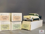 5 XEL Products Model Cars all 1956 Plymouths in original box