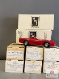 9 AMT Model Car Corvettes ranging in years in box