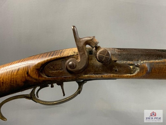 [163] Percussion Full Stock Muzzleloader, .45 cal SN: NVN