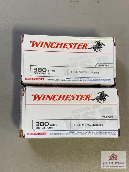 [455] Ammo Lot: .380 Auto full metal jacket